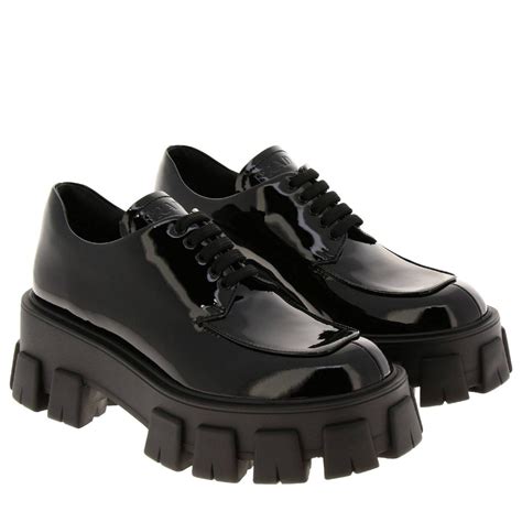 prada shoes women black